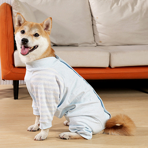Nuovo arrivo casa animali domestici <span class=keywords><strong>cani</strong></span> tuta svezzamento a maniche lunghe per prevenire la perdita di capelli cucciolo vestiti sterili adatti per <span class=keywords><strong>cani</strong></span> di taglia media e grande - Product Image 3