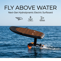 Prêt à être expédié : Efoil électrique hydrofoil 8KW 45KM H entièrement en fibre de carbone avec batterie et hélice pour moteur hors-bord