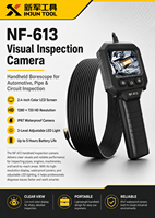Endoscope industriel Jingming NF-613, caméra HD pour réparation automobile, détecteur de tuyaux orientable, OEM/ODM personnalisé, garantie de 3 ans, fabriqué en Chine