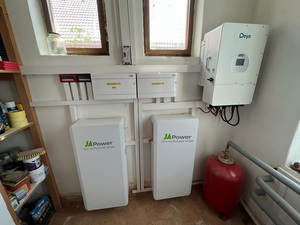 แบตเตอรี่ติดผนังรับประกัน 10 ปี 51.2V 100Ah 200Ah 5.12kwh 9.01kwh 10.34kwh 12.28kwh 15.46kwh สำหรับบ้าน CES-JA6428-M L - Product Image 3