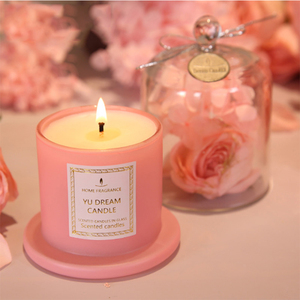 Scented Candle Gift Box Jar Lovely Gift Box Dome Candle Natural Soy Wax Home Decoration Eco-friendly Scented Candle Jar