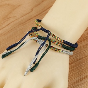 Pulseras Tibetanas de Hilo Tibetano con Amuleto de la Suerte del Budismo Tibetano, Pulseras para Mujer y Hombre - Product Image 2