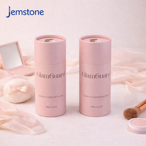 Boîte de maquillage en carton recyclé pour soins de la peau, tube en papier imprimé quadricolore - Product Image 2