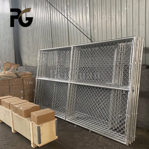 Clôture à chaîne temporaire galvanisé, support de chantier américain, livraison gratuite - Product Image 1