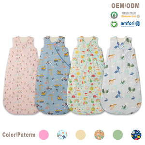 <span class=keywords><strong>Gigoteuse</strong></span> Bébé en Bambou Bio Personnalisée 1.0 <span class=keywords><strong>TOG</strong></span> Imprimée – Sac de Couchage Durable en Jersey pour Nouveau-né avec Fermeture Éclair - Product Image 1