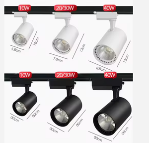 <span class=keywords><strong>Spot</strong></span> LED COB orientable et dimmable moderne pour magasin commercial intérieur / <span class=keywords><strong>Rail</strong></span> <span class=keywords><strong>de</strong></span> projecteur LED COB noir/<span class=keywords><strong>blanc</strong></span> - Product Image 2