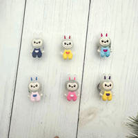 Nouvelles décorations LED en caoutchouc pour chaussures, accessoires de bricolage, boucles lumineuses pour chaussures, breloques mignonnes de dessins animés perforées, pour la rentrée scolaire