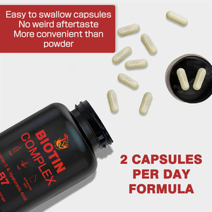 Cápsulas de Biotina de Marca Privada para una Piel Saludable, Mejoran el Sistema Inmunológico, Cápsulas de Vitamina C y Colágeno Bovino - Product Image 2
