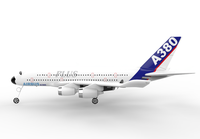 Avion planeur RC EPP 3CH, grande taille, Airbus