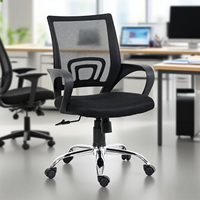 Chaise de bureau ergonomique réglable directe d'usine soutien lombaire en maille pivotant à 360 °