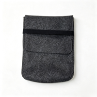 Housse de protection minimaliste en feutre pour ordinateur portable avec sangle de fixation, modèle ALYD2603, fabriqué en Chine