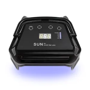 Professional Nail Salon Supplier Fast Dry Nail Dryer Cordless Rechargeable SUN 72W Professional UV LED Nail Lamp