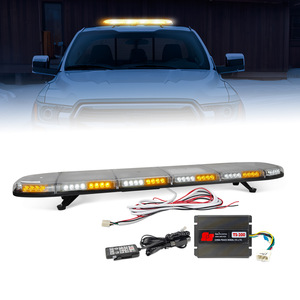 Feux d'avertissement LED pour <span class=keywords><strong>toit</strong></span> <span class=keywords><strong>de</strong></span> voiture 51 pouces 130 cm, feux clignotants rouge bleu blanc, lumière stroboscopique verte ambre pour <span class=keywords><strong>toit</strong></span> <span class=keywords><strong>de</strong></span> voiture ou <span class=keywords><strong>de</strong></span> camion - Product Image 2