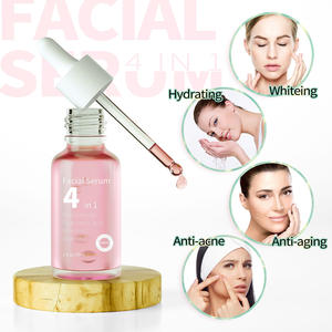 Marque privée Faible quantité minimale de commande Soins de la peau 4 en <span class=keywords><strong>1</strong></span> Sérum Vitamine C HA Nicotinamide Sérum hydratant pour le visage - Product Image 2