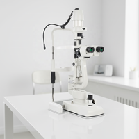 Lampe à fente ophtalmique pour examen oculaire, microscope à fente optique chinois, 5 étapes, avec ampoule LED, de bonne qualité