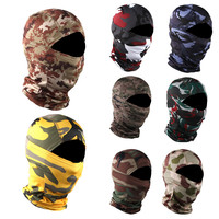Masque facial camouflage personnalisé FQ, balaclava, vélo, cyclisme, chasse, design camouflage, couvre-tête, écharpe, balaclava tactique pour homme