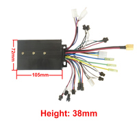 Kit de Conversion Moteur de Vélo Électrique et Trottinette 36V 48V 52V 26A 500W 750W 1000W avec Contrôleur et Capteur Hall