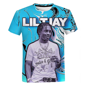 T-shirts imprimés Lil Tjay 2023 pour hommes, rappeur américain tendance, impression numérique 3D, t-shirt imprimé intégral, vêtements hip-hop, t-shirt - Product Image 4