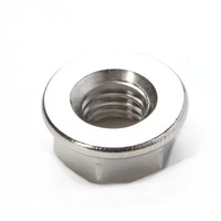 Mur baut flens segi enam baja tahan karat DIN 6923 A2-70 304, mur flens baja tahan karat metrik
