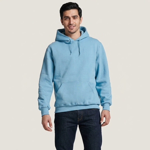 Sudadera con capucha de estilo urbano para hombre, de algodón y felpa, para invierno, diseño sencillo. - Product Image 1