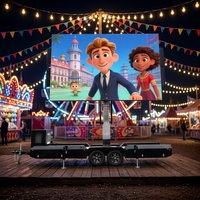 Pantalla LED para Exteriores EF22 P6 de Gran Tamaño, Pantalla Digital a Todo Color para Publicidad en Paredes Fijas, Remolques con Pantalla LED, SDK