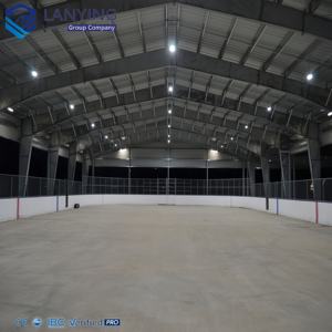 Sân cưỡi ngựa kết cấu thép tùy chỉnh, khung thép, thiết kế sân cưỡi ngựa nhịp lớn - Product Image 2