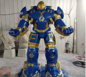 Vendita calda in resina scultura Marvel film vita <span class=keywords><strong>uomo</strong></span> formato ferro statue per la decorazione commerciale di strada - Product Image 4