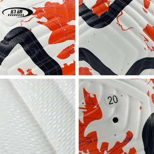 Balones de Fútbol Stock <span class=keywords><strong>Handong</strong></span> Talla 5, Cuero PU Termosellado, Personalizados, Venta al Por Mayor, Ligeros, Ecológicos, para Interior/Exterior - Product Image 3