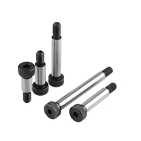 Vis à épaule en acier allié, oxyde noir, usinée, pour machines textiles, norme ISO 7379, tailles M5 à M10, pour rouleaux