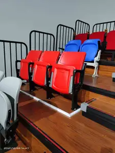 Bleachers Seats High Quality Rear-mounted Flap Telescopic Bleachers Grandstand Seating System Soccer Stadium Seat For Sale Customize 14 Days 260