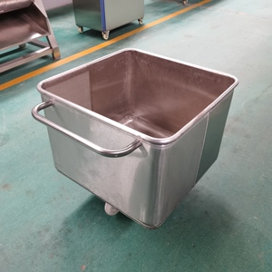200l Roestvrijstalen Vlees <span class=keywords><strong>Trolley</strong></span> Food Grade 304 Metalen <span class=keywords><strong>Hopper</strong></span> Vlees Voedselverwerkende Machines - Product Image 4