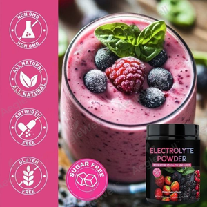 Suplemento de Hidratación en Polvo Sin Azúcar con Tecnología HydroPlus, Hidratación Rápida <span class=keywords><strong>para</strong></span> la Recuperación Post-Entrenamiento, Suministro de Fábrica - Product Image 3