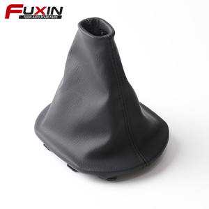 Cubierta de bota de engranaje para <span class=keywords><strong>KIA</strong></span> <span class=keywords><strong>Sportage</strong></span>, cubierta negra de cuero PU para palanca de cambios Manual, antipolvo, nueva - Product Image 1