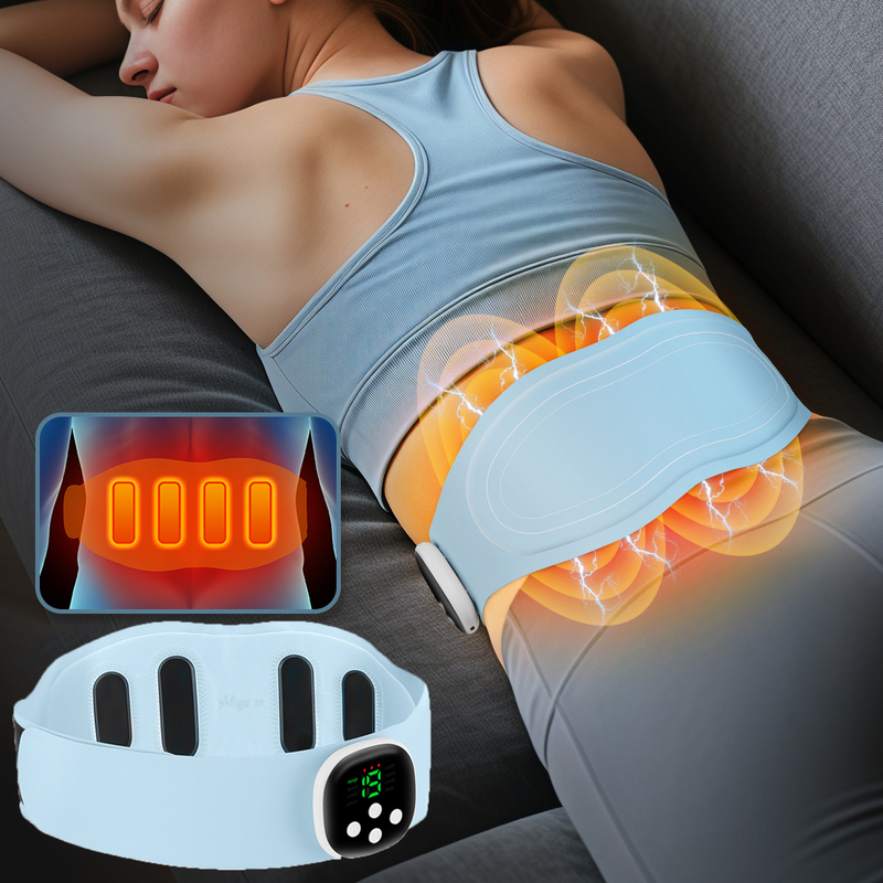 USB Rechargeable Heating Vibration Waist Brace