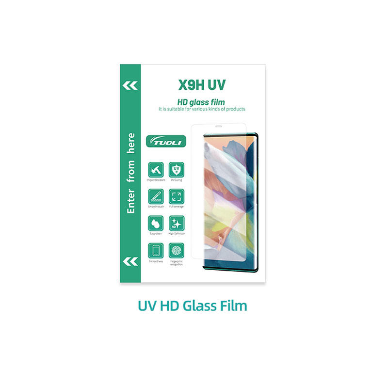 X9H uv glass film(with logo package)