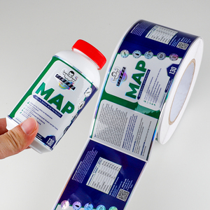 Étiquettes personnalisées mates pour compléments alimentaires, résistantes à l'eau, avec UV sélectif, en relief, autocollantes, en rouleau BOPP, pour pots et bouteilles - Product Image 4