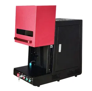 Fiber lazer işaretleme makinesi/avrupa standart fiber lazer işaretleme makinesi mühürlü dolap