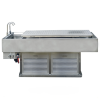 Table de dissection multifonctionnelle de qualité supérieure en acier inoxydable 304/316, de qualité laboratoire, pour hôpital