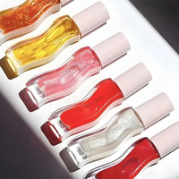 Huile à Lèvres Repulpante Végane Pailletée Marque Blanche Fraise Miel Noix de Coco Bio Hydratante Nourrissante Repulpant pour les Lèvres