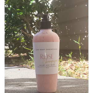 Gel de Ducha Cremoso con Aroma a Rosas y Champán, 8oz - Product Image 1