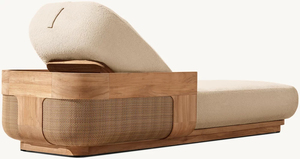 Conjuntos <span class=keywords><strong>de</strong></span> Sofás Cama Modulares <span class=keywords><strong>de</strong></span> Lujo para Jardín y Patio con Diseño Moderno Seccional <span class=keywords><strong>de</strong></span> Teca para Exteriores - Product Image 5