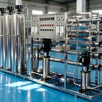 Station de traitement d'eau par osmose inverse en acier inoxydable pour la purification de l'eau pure industrielle