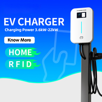 Nouvelle borne de recharge rapide pour véhicules électriques 22 kW, compatible GBT et OCPP 1.6, avec contrôle par application, garantie 1 an