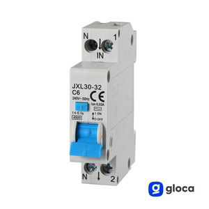 Disjoncteur différentiel Gloca 1P+N 6A 30mA 250V C6 Montage DIN 1 module - Product Image 3