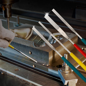 Kim cương siêu mỏng tập tin kim cương thiết lập tập tin phẳng thiết lập kim cương tay tập tin với cao su xử lý - Product Image 2