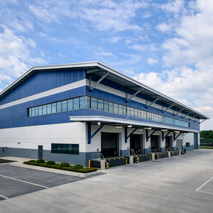 Gratis ontwerp China Goede Kwaliteit Staalconstructie Prefab geprefabriceerde magazijn ontwerp Magazijn bouwkosten - Product Image 2