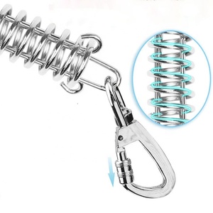 Ligne <span class=keywords><strong>de</strong></span> plomb <span class=keywords><strong>de</strong></span> chien d'acier inoxydable <span class=keywords><strong>de</strong></span> câble d'attache <span class=keywords><strong>de</strong></span> coureur <span class=keywords><strong>de</strong></span> chien fort résistant pour le parc <span class=keywords><strong>de</strong></span> camping <span class=keywords><strong>de</strong></span> cour dehors - Product Image 6