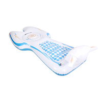 Flotteur d'eau gonflable dirigeable personnalisé jouets de piscine rectangulaire pour enfants flotteurs et radeaux de piscine personnalisés