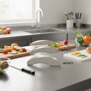 شفرة آلة قطع من الفولاذ المقاوم للصدأ 20/80 طراز 850/830 إنجليزي آرك سكين مطبخ مع ضمان لمدة 3 أشهر من شركة أو مان للتكنولوجيا - Product Image 2