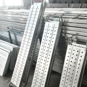 Q235 Galvanized Steel Catwalks Platform With Hooks Scaffolding Metal Plank